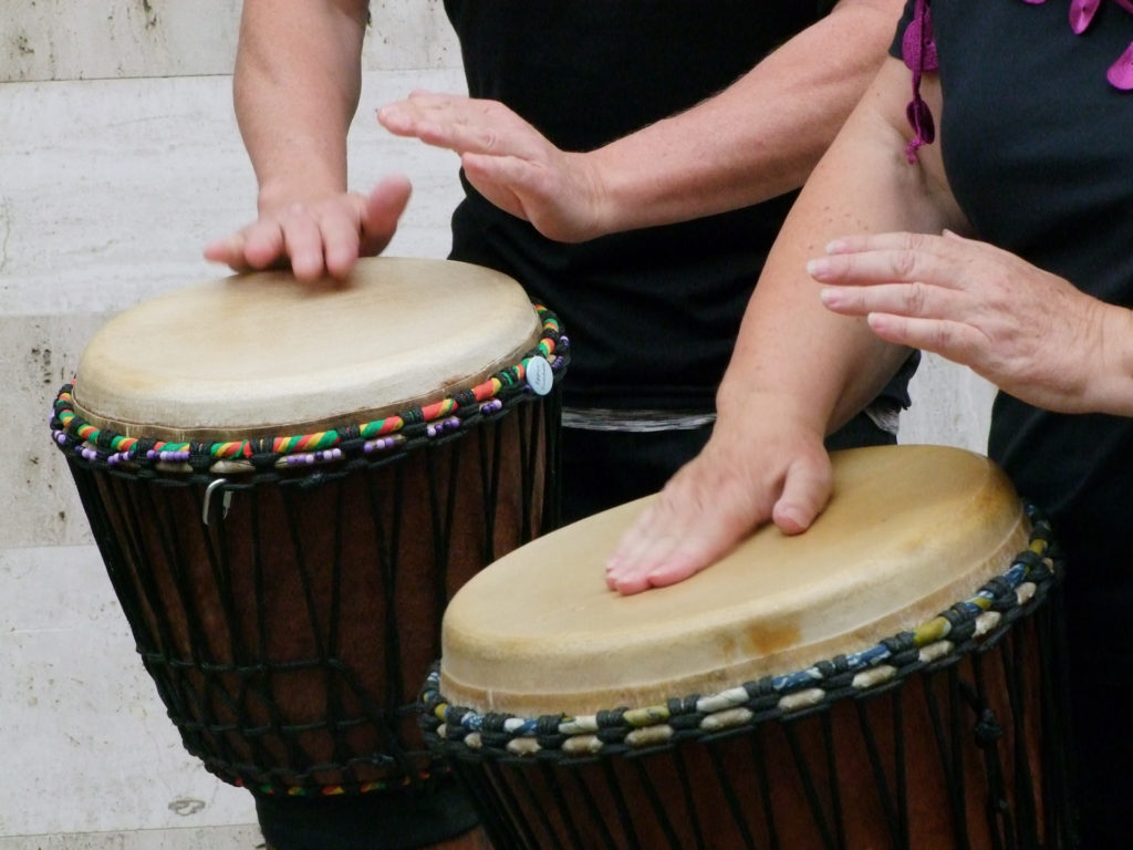 hand-drumming